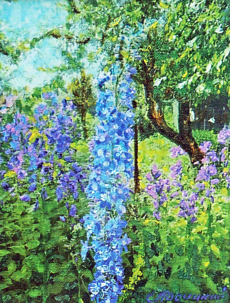 «Дельфініум». 2011. Полотно, олія